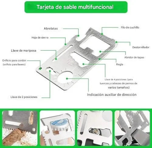 Kit de supervivencia (28 herramientas)